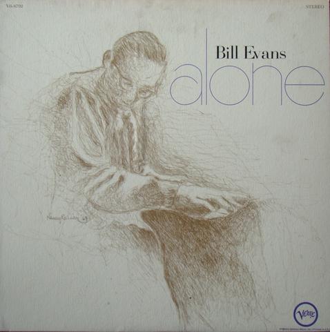 Bill Evans - Alone LP cover
