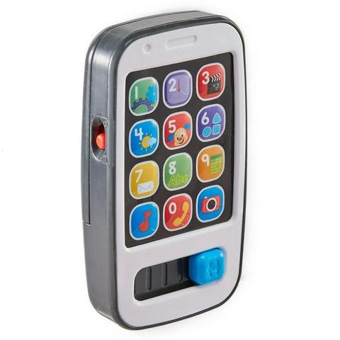 A Fisher-Price toy phone for toddlers.