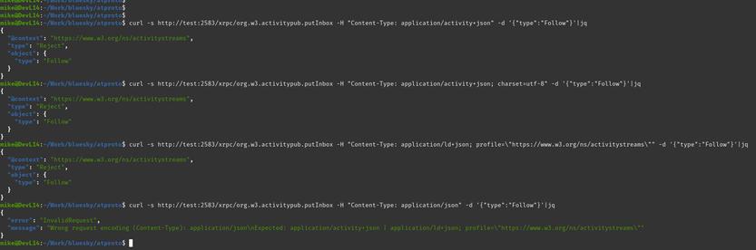 3 passing content-types, one failing
