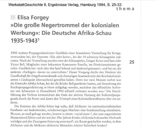 Screenshot vom Anfang des gedruckten Artikels