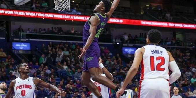 Poor-shooting Pelicans have season-worst points total in 127-81 loss to Pistons