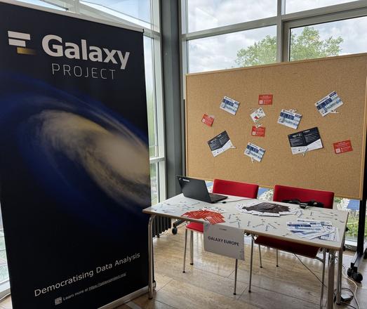 Galaxy stand at career fair event in Göttingen