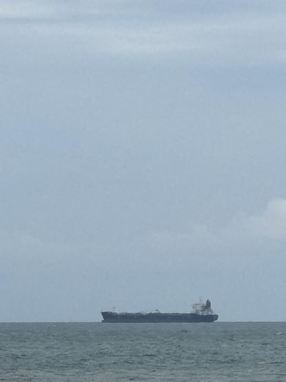 Frachtschiff Meer Himmel