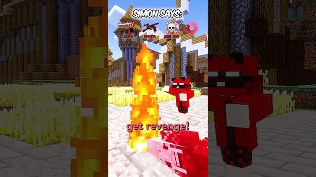 SIMON SAYS OR BE BANNED IN MINECRAFT! PT 25 ⛏️ #shorts