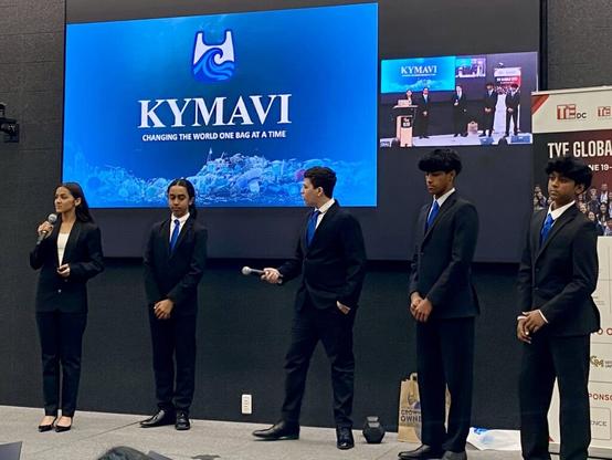 Kymavi wins top prize at TiE Young Entrepreneurs Global Finals