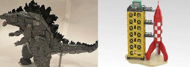 Two prototype Lego Ideas sets