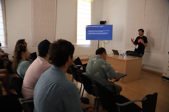 🚀 Effortless Observability for Flask, Django, FastAPI, Go, ExpressJS & Spring Boot just took place at #OpenSouthCode25 with Grégory Schiano from Canonical.  An insightful session showing how to gain deep insights into your applications with minimal effort — boosting your monitoring and debugging capabilities across multiple frameworks.