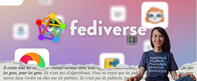 🇫🇷 
Présentation du Fediverse : une nouvelle ère des médias sociaux par @ele@elenarossini.com 

Le fédivers expliqué en 4 minutes : regardez dès maintenant pour découvrir un tout nouvel univers des réseaux sociaux, où la vie privée est respectée, les utilisateurs détiennent le pouvoir et les GAFAM n'ont pas leur mot à dire.

#TheFutureIsFederated #fediverse #pixelfed #Mastodon  #Opensource #NoGAFAM #RegainPrivacy #NoSpy