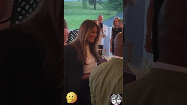 President Donald Trump & First Lady Melania Trump last night at Trump National Golf Club Bedminster!