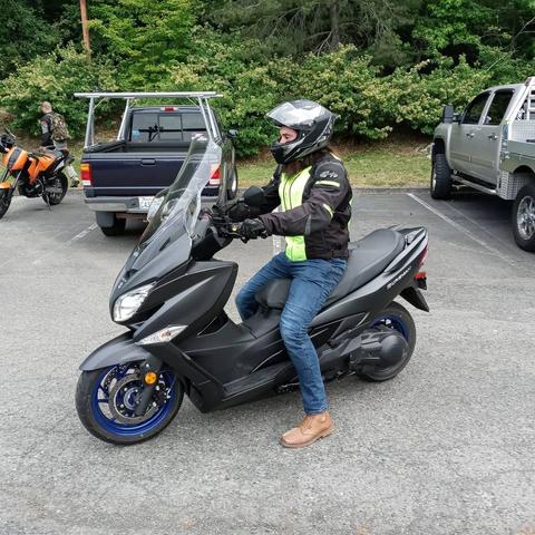 Photo by Neil E. Hodges in Evergreen Safety Council. May be an image of motorcycle and outdoors.