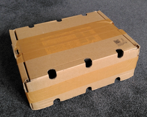 photo of a brown package for the short story challenge november 2022
