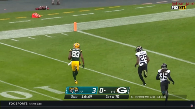[Highlight] MVS hits career-high 149 yards with 78-yard score, dodging defenders and using the referee as a lead blocker vs. Jaguars (2020)