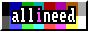 the text "all I need" in the CGA font in front of the 16-colour CGA palette