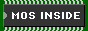 a 40-pin DIP chip with the text "MOS inside" on a green circuit board