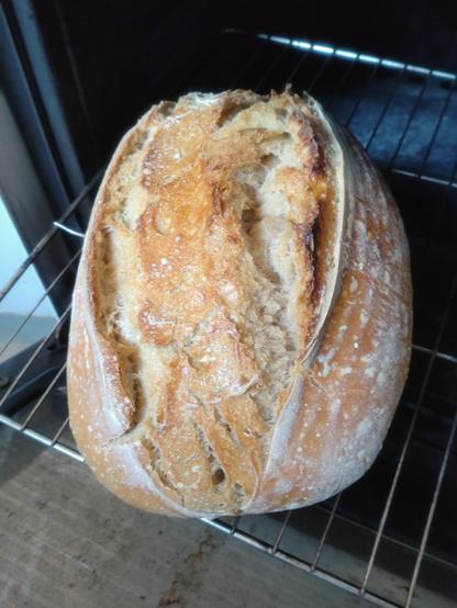 A classic loaf of goldenbrown bread