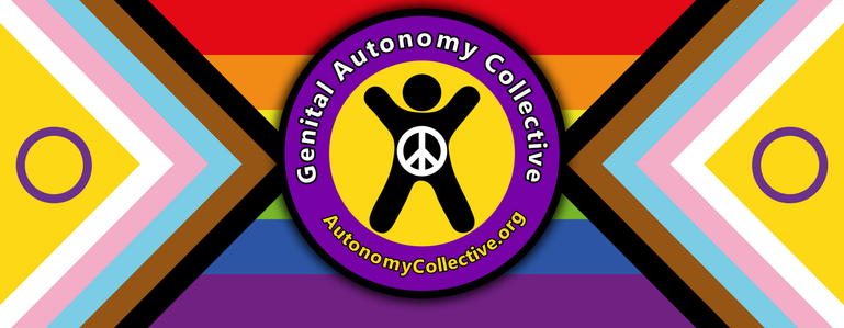 GAC logo over a mirrored progress flag banner.