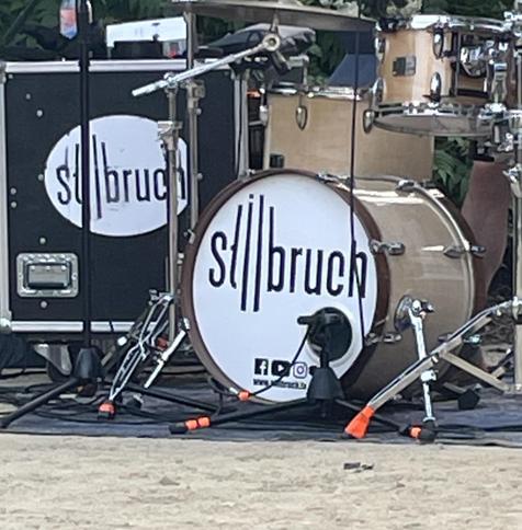 Musikutensilien mit dem Stilbruch-Schriftzug