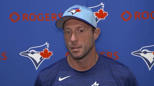 The Toronto Blue Jays officially announce Max Scherzer's return to the lineup