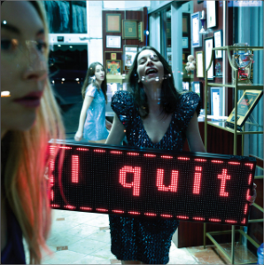 album cover for Haim's new album "I Quit"