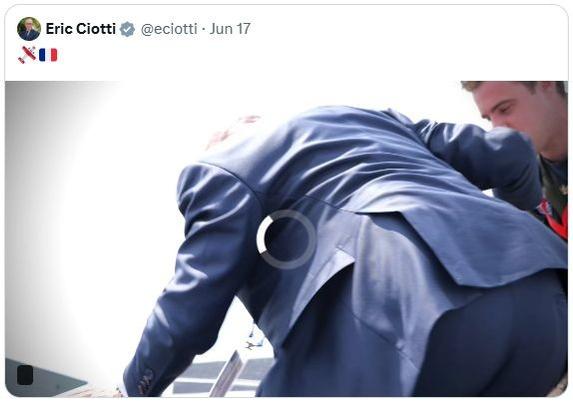Capture d'écran du tweet cité, à savoir : https://twitter.com/eciotti/status/1934996870364909680