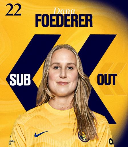 Sub Out: Dana Foederer