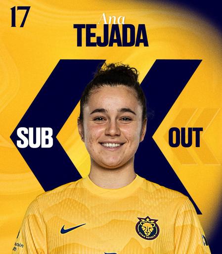 Sub Out: Ana Tejada