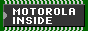 a 40-pin DIP chip with the text "Motorola inside" on a green PCB
