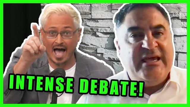 Kyle Kuliski and Cenk Uygur debate.