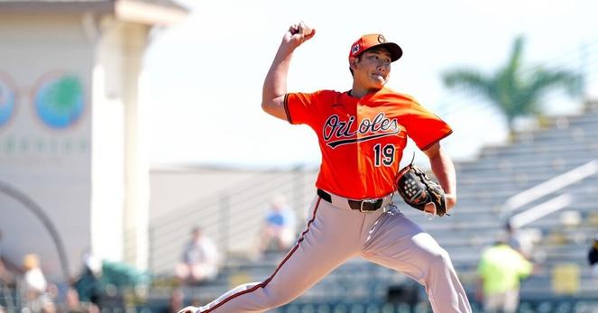 A solid Orioles spring debut from Tomoyuki Sugano was positive in loss