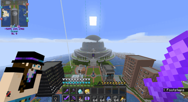 Simple little mega base for a server I am in with my friends