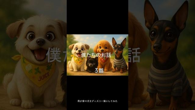 3話 まさかの迷子？#shorts  #シーズー #チワワ  #トイプードル  #ミニチュアピンシャー #ディズニー風 #紙芝居