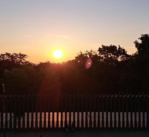 Sonnenaufgang am Kreuzberg