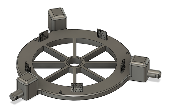 UARSH dial with 3 roller axles