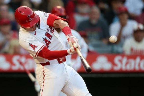 Logan O'Hoppe powers Angels in rout of Astros