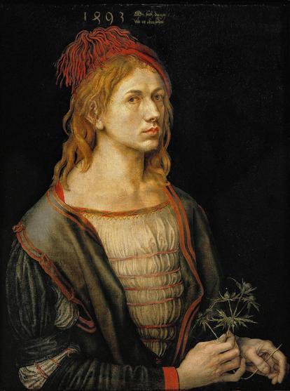 Albrecht Dürer (1471-1528) - Autoportrait à l'âge de 22 ans