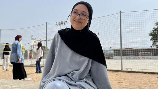 Oumaima Jeddoub, estudiant de 3r d'ESO (3Cat/Mercè Folch)