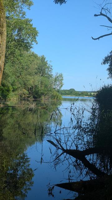 Blick auf den Glockengraben- Stausee