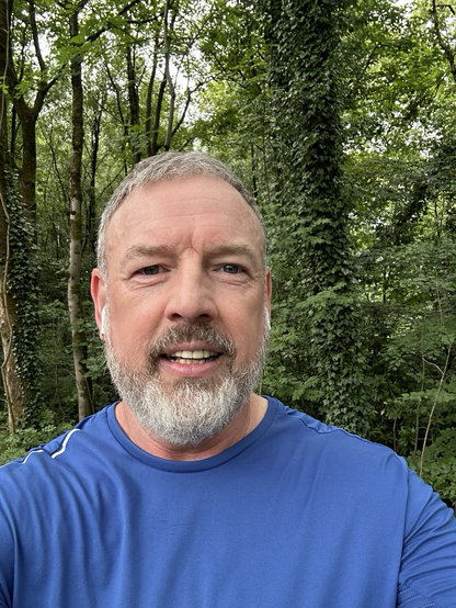 Man during run