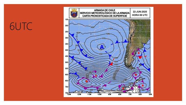 frente frio arribando a Norte Chico