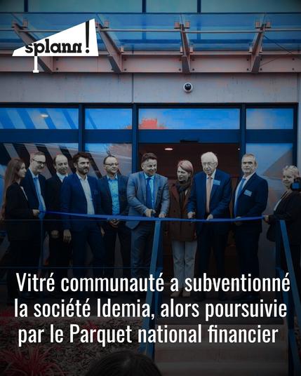 Vitré communauté a subventionné la société Idemai, alors poursuivie par le Parquet national financier