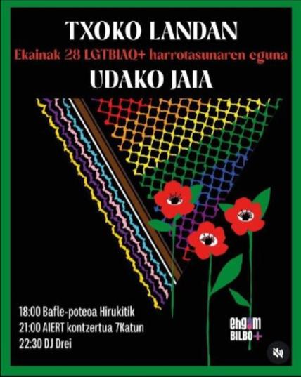 TXOKO LANDAN UDAKO JAIA, E28 LGTBIAQ+ harrotasunaren eguna