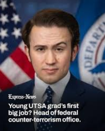 Photo of Thomas Fugate III, age - 22 years, head of US counter-terrorism office.