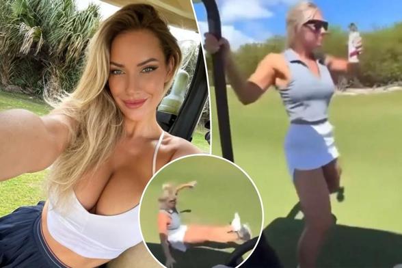 Paige Spiranac sets record straight about viral golf video