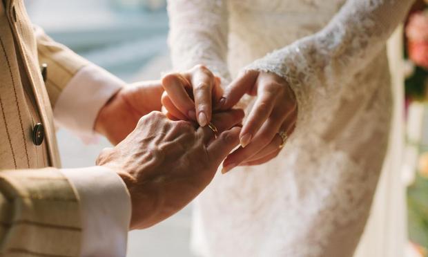 Una imagen de archivo de una boda (Andrew Olifirenko vía Getty Images)