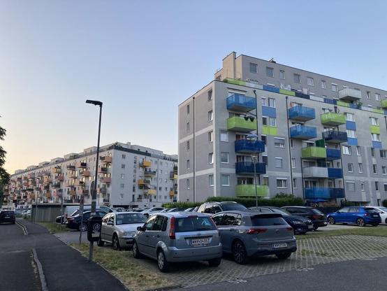 Wohnen am Parkplatz