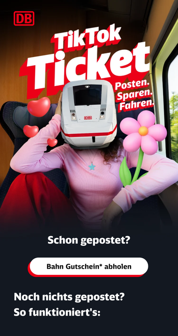 Deutsche Bahn TikTok Ticket
