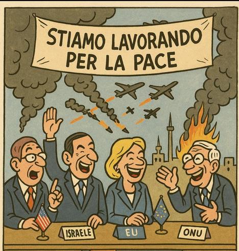 Politici che fingono di voler fare la pace ma in realtà portano avanti guerre