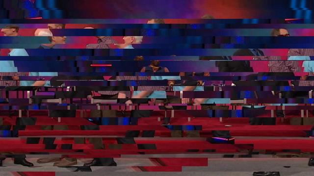 Random frame from a video sorted by random criteria, or stripes coloured by each frame of a video