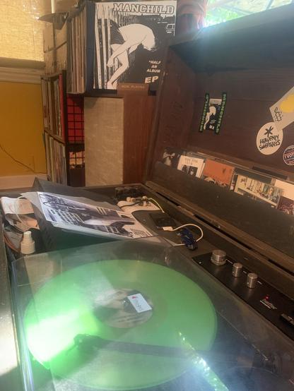ManChild on the turntable