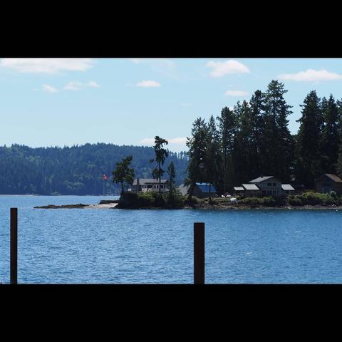Photo by Neil E. Hodges on June 29, 2021. May be an image of lake, tree, twilight and nature.
